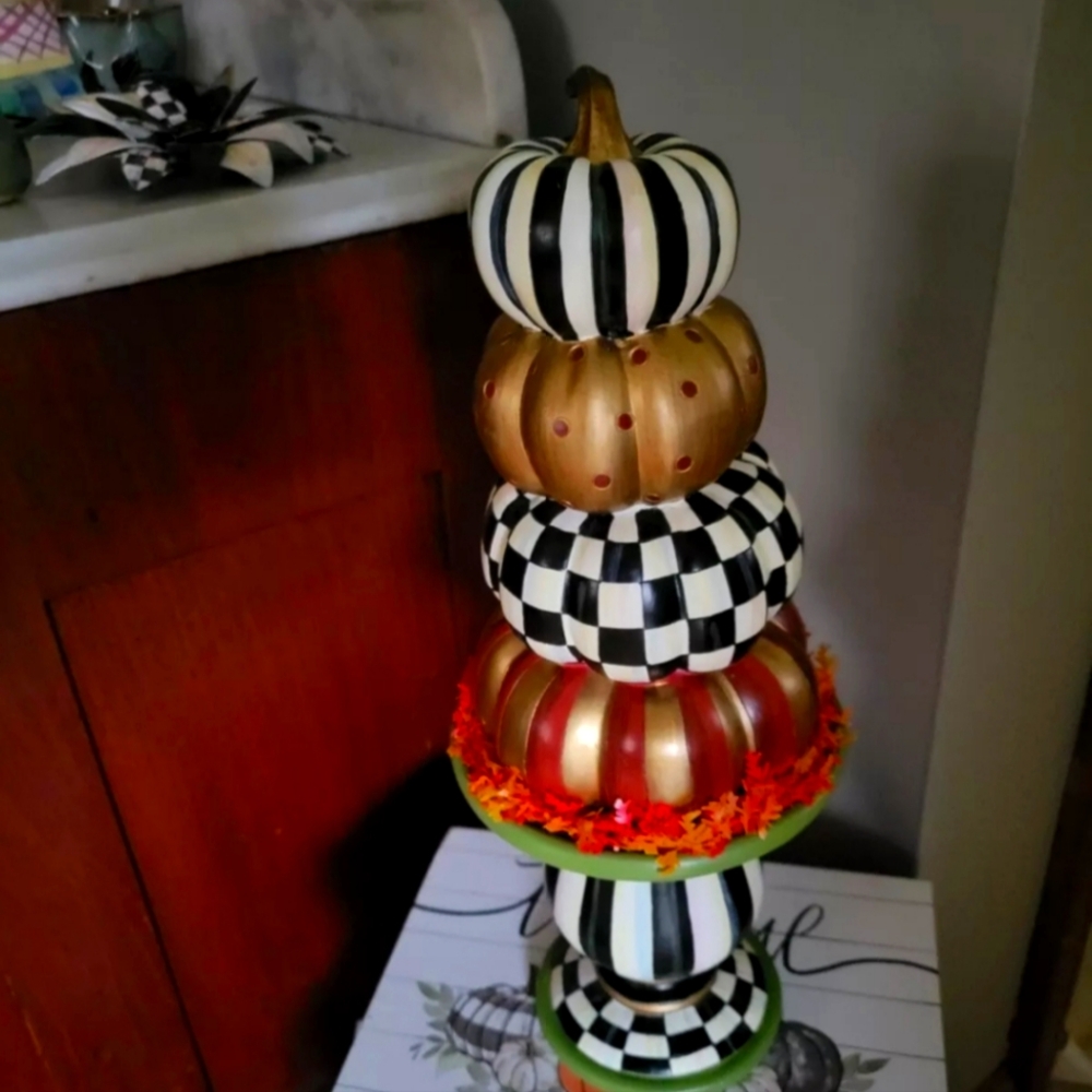 Mackenzie-childs Stacking Pumpkins
